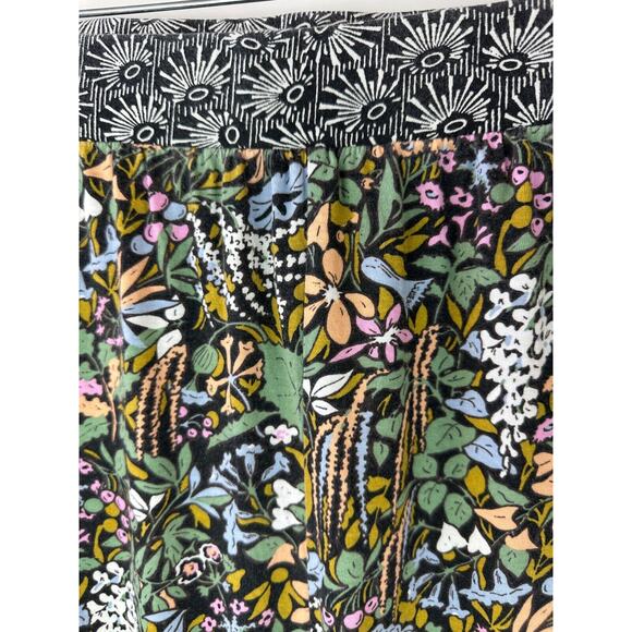 By Anthropologie Printed Pants Flare Leg Lounge Stretch Pull On Women's Medium - Picture 6 of 15